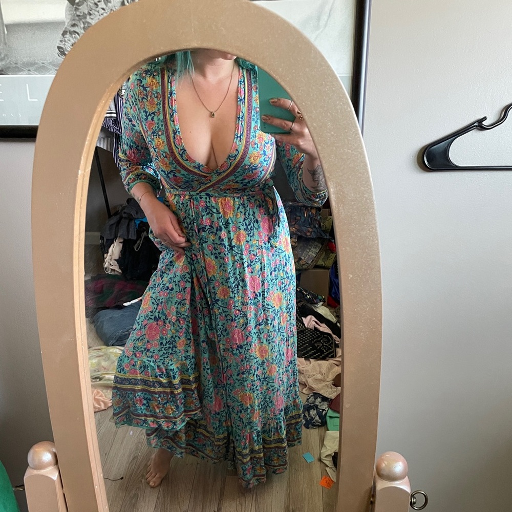 Beautiful multicolored wrap dress ❤️